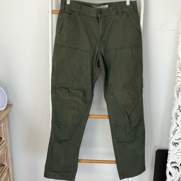 Carhartt Olive Green Men's Pants - Picture 1 of 6